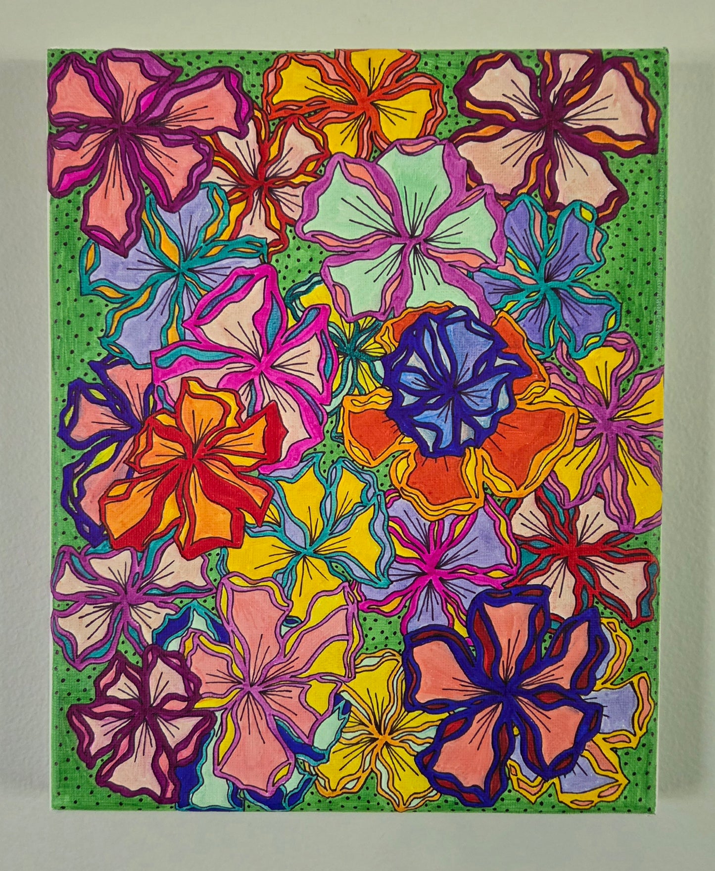 "Second April" 8x10 original canvas