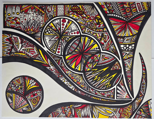 11x14 Original on paper