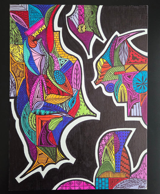 9x12 Original canvas panel